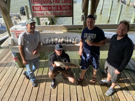 Speckled Trout / Spotted Seatrout fishing in Galveston, Texas