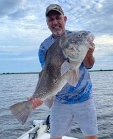 Black Drum fishing in Delacroix, Louisiana