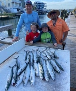 Spanish Mackerel Fishing in Beaufort, North Carolina
