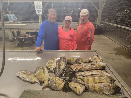 Black Drum, Flounder Fishing in Matagorda, Texas