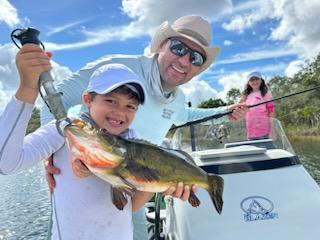 Peacock Bass Fishing in Palmetto Bay, Florida