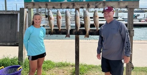 Redfish Fishing in Ingleside, Texas