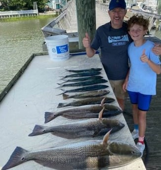 Redfish, Spanish Mackerel fishing in Trails End Road, Wilmington, N, North Carolina