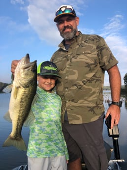 Largemouth Bass fishing in Lake Fork, Texas