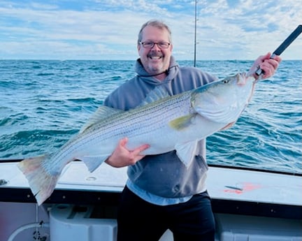 Striped Bass fishing in Montauk, New York