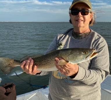 Speckled Trout / Spotted Seatrout fishing in Aransas Pass, Texas