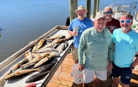 Flounder, Redfish Fishing in Delacroix, Louisiana