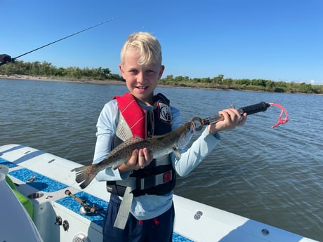 Speckled Trout Fishing in Bolivar Peninsula, Texas