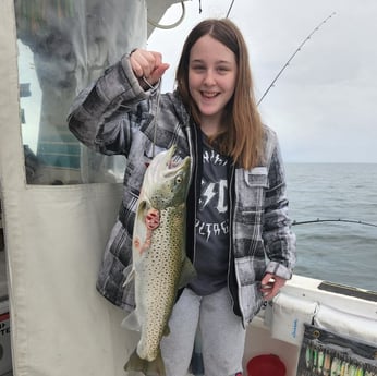 Brown Trout Fishing in Verona Beach, New York
