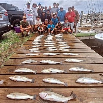 Fishing in Wanchese, North Carolina