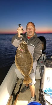 Flounder fishing in Dauphin Island, Alabama