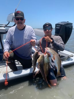 Redfish fishing in Port O'connor, Texas