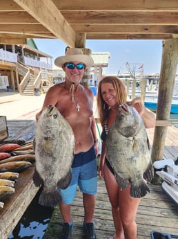 Tripletail Fishing in Boothville-Venice, Louisiana