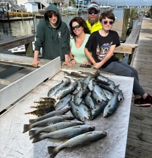 Bluefish, Speckled Trout Fishing in Beaufort, North Carolina