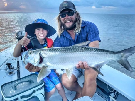 Tarpon fishing in Cudjoe Key, Florida