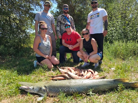 Alligator Gar Fishing in Livingston, Texas
