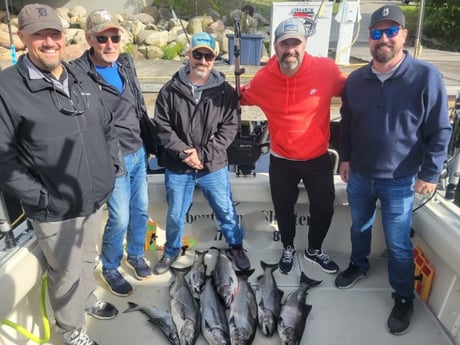 Fishing in Wyandotte, Michigan