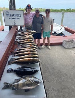 Fishing in Delacroix, Louisiana