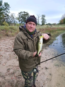 Largemouth Bass Fishing in Coldspring, Texas