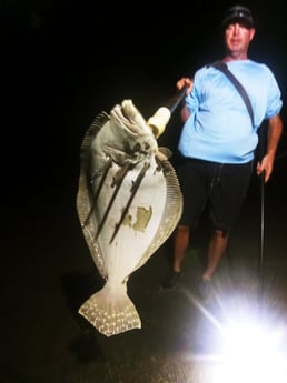 Flounder fishing in Rio Hondo, Texas