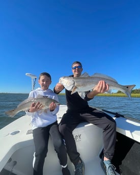 Redfish fishing in Wrightsville Beach, North Carolina