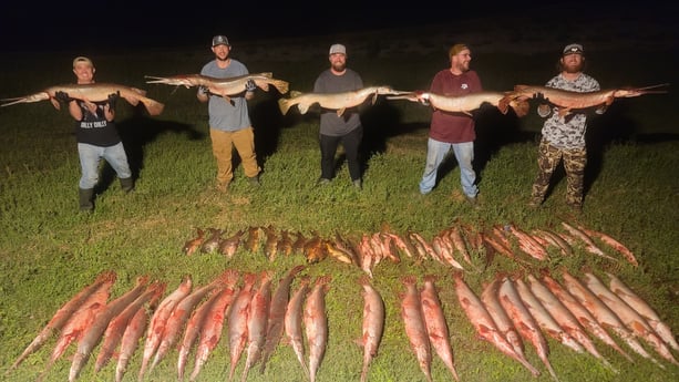 Alligator Gar, Carp Fishing in Waco, Texas
