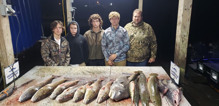 Alligator Gar, Black Drum, Blue Catfish, Redfish Fishing in St. Bernard, Louisiana