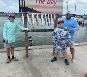 Fishing in Rockport, Texas