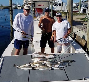 Redfish, Speckled Trout / Spotted Seatrout Fishing in Hatteras, North Carolina