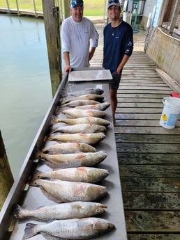 Redfish, Speckled Trout / Spotted Seatrout fishing in San Leon, Texas