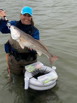 Redfish Fishing in Bolivar Peninsula, Texas