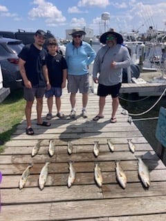Fishing in Wanchese, North Carolina