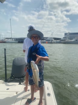 Redfish fishing in Etoile, Texas