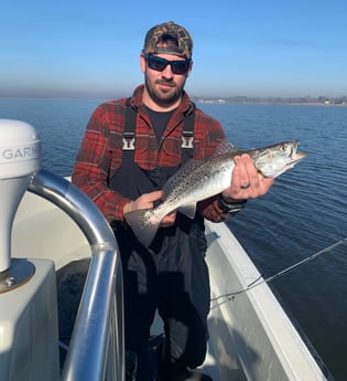 Speckled Trout / Spotted Seatrout fishing in Galveston, Texas