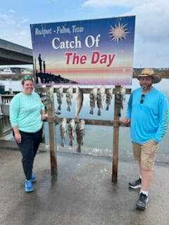 Fishing in Rockport, Texas
