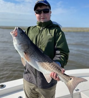 Redfish fishing in Delacroix, Louisiana