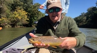 Brown Trout fishing in Roswell, Georgia