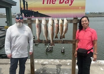 Fishing in Rockport, Texas