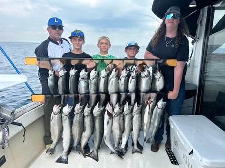 Fishing in Winthrop Harbor, Illinois