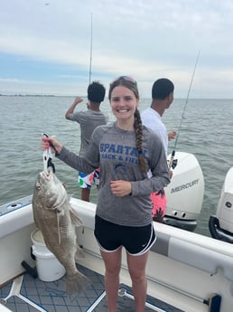 Black Drum Fishing in Etoile, Texas