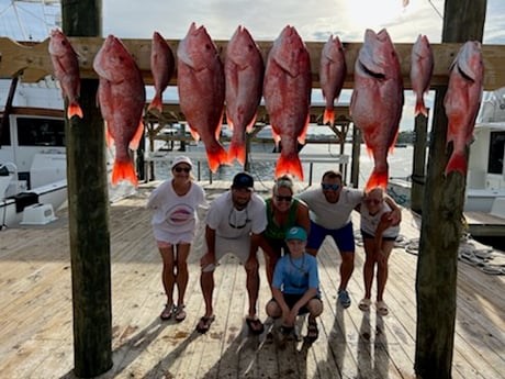 Red Snapper fishing in Orange Beach, Alabama