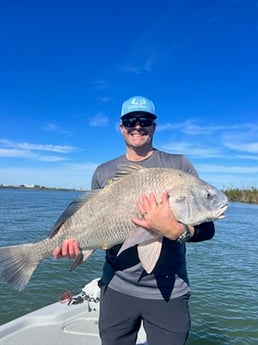 Black Drum Fishing in Boothville-Venice, Louisiana