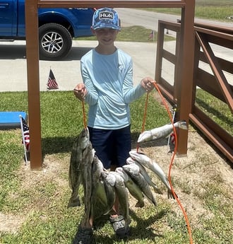 Speckled Trout Fishing in Bolivar Peninsula, Texas