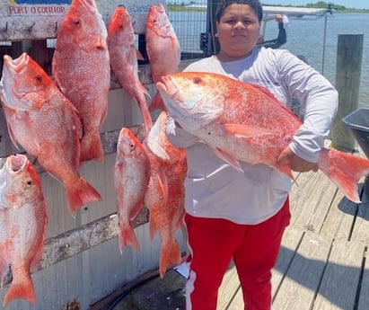 Red Snapper fishing in Etoile, Texas