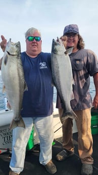 Fishing in Waukegan, Illinois