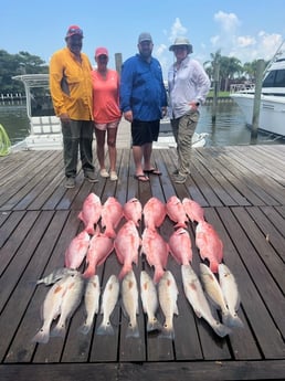 Red Snapper, Redfish, Sheepshead Fishing in Buras, Louisiana