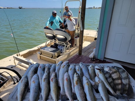 Black Drum, Speckled Trout Fishing in Matagorda, Texas