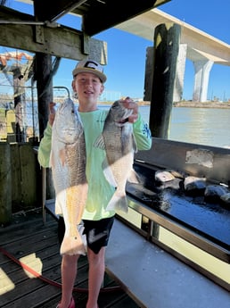 Fishing in Lake Jackson, Texas