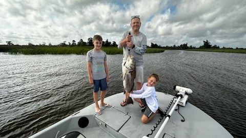 Black Drum Fishing in Santa Rosa Beach, Florida