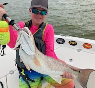 Redfish fishing in Texas City, Texas